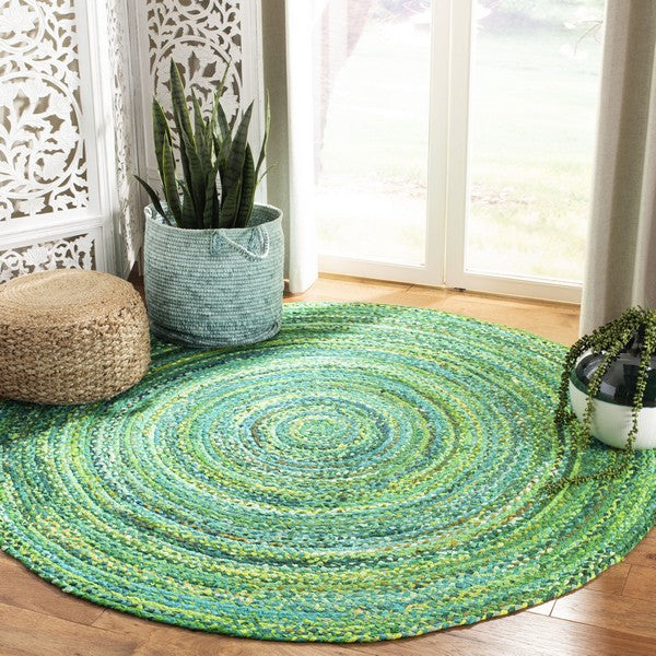 safavieh clearance braided brd452y green rug