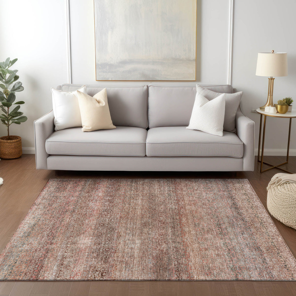 dalyn burano bu12 coral rug