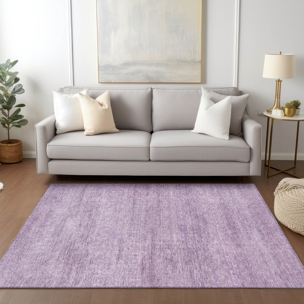 dalyn burano bu1 lavender rug