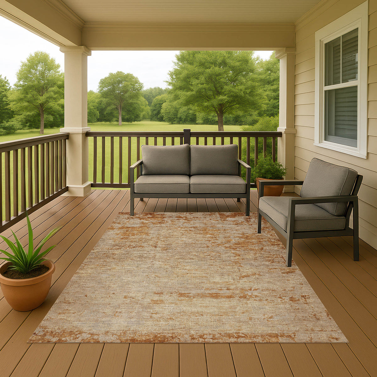 dalyn burano bu2 copper rug