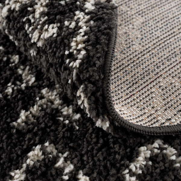 Hauteloom Thetford THET Charcoal Machine Made Polypropylene Rug