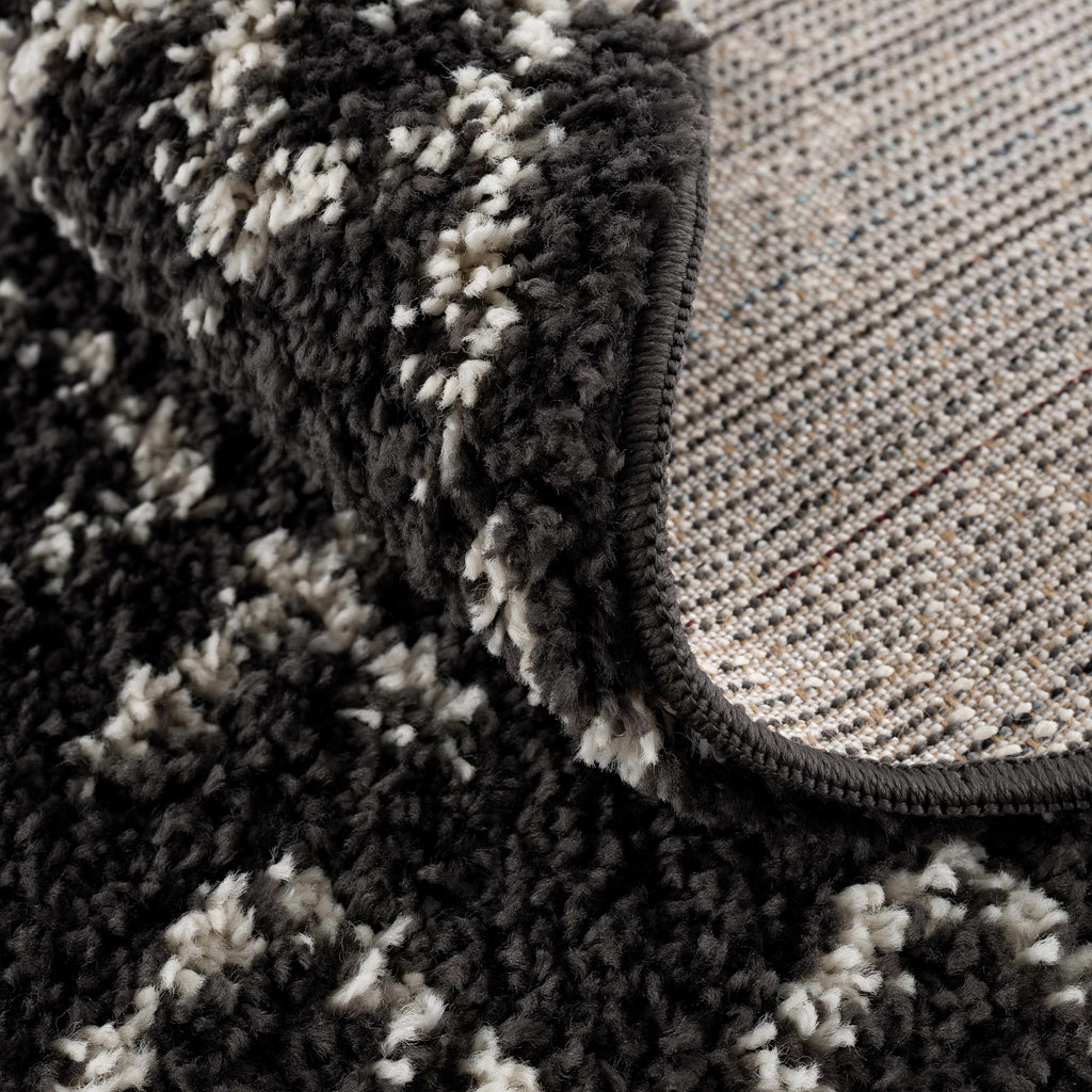 Hauteloom Thetford THET Charcoal Machine Made Polypropylene Rug
