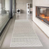 Hauteloom Tigris TGS2331 Ivory Machine Made Polypropylene Rug