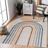 Hauteloom Giza SLLIGIZA890 Navy Machine Made Polyester Rug