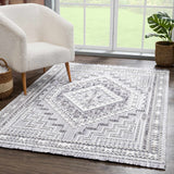 Hauteloom Limited Edition ALYA01 Gray Machine Made Polyester Rug