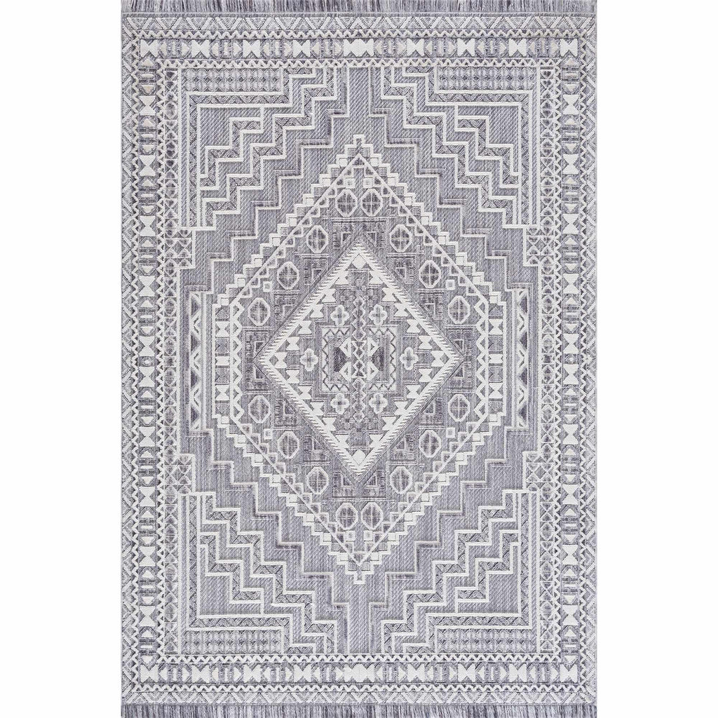 Hauteloom Limited Edition ALYA01 Gray Machine Made Polyester Rug
