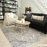 Hauteloom Barny SAMABARNYA5 Ivory Machine Made Polyester Rug