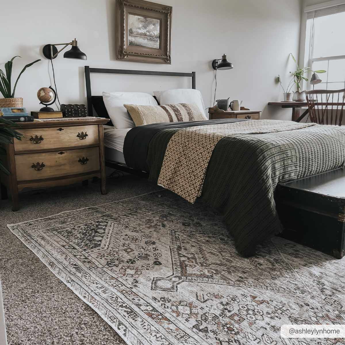 Hauteloom Barny SAMABARNYA5 Ivory Machine Made Polyester Rug