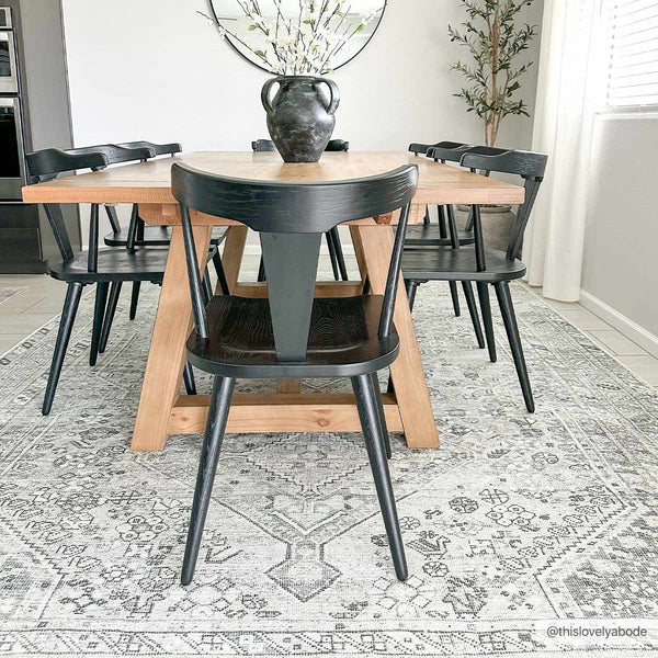 Hauteloom Barny SAMABARNYA1 Off White Machine Made Polyester Rug