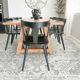 Hauteloom Barny SAMABARNYA1 Off White Machine Made Polyester Rug