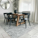 Hauteloom Barny SAMABARNYA1 Off White Machine Made Polyester Rug