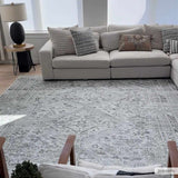 Hauteloom Barny SAMABARNYA1 Off White Machine Made Polyester Rug