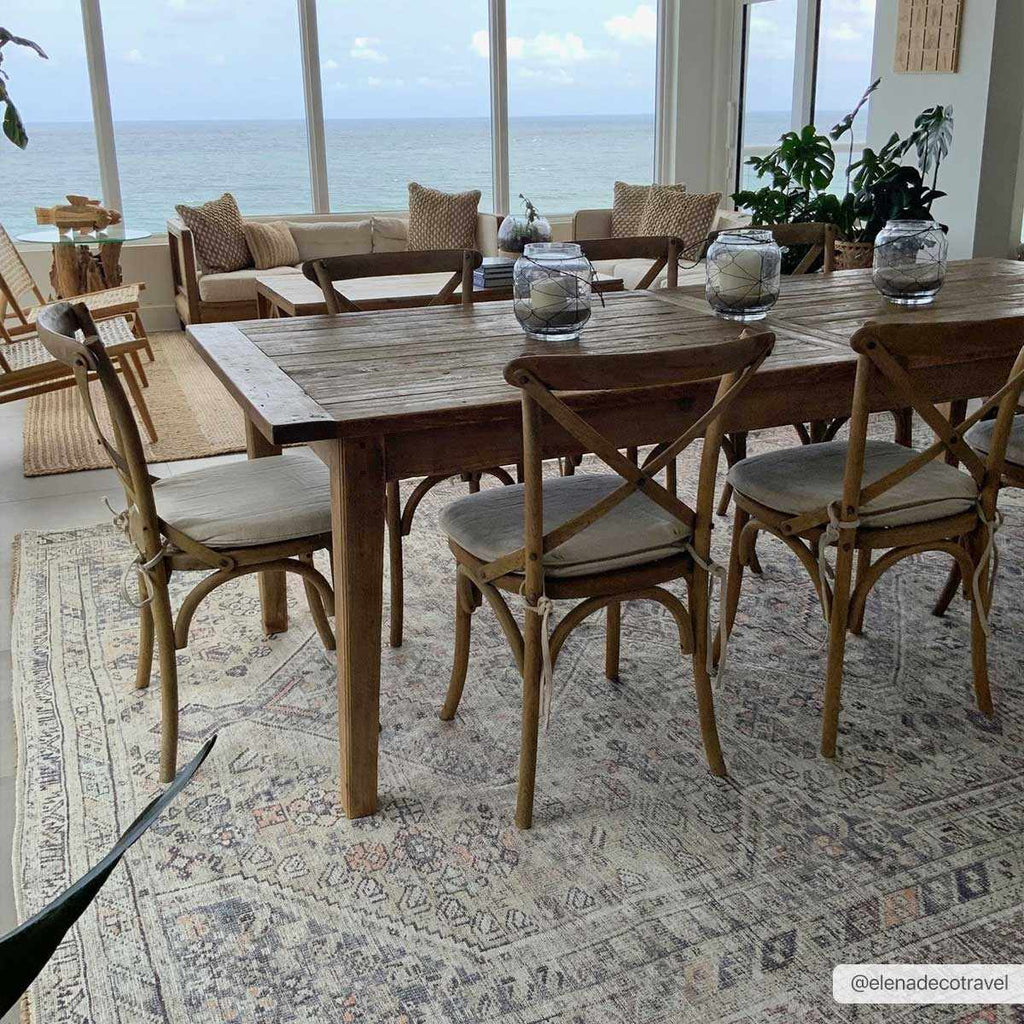 Hauteloom Barny SAMABARNYA4 Ivory Machine Made Polyester Rug