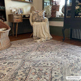 Hauteloom Barny SAMABARNYA4 Ivory Machine Made Polyester Rug