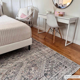 Hauteloom Barny SAMABARNYA4 Ivory Machine Made Polyester Rug