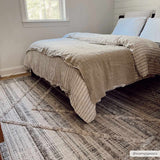 Hauteloom Barurao BARU Charcoal Machine Made Polyester Rug