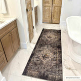 Hauteloom Basiad BSD Dark Purple Machine Made Polyester Rug
