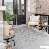 Hauteloom Areli SSSBARELIA4 Taupe Machine Made Polypropylene Rug