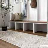 Hauteloom Rudo SLLIRUDOAA3 Gray Machine Made Polyester Rug