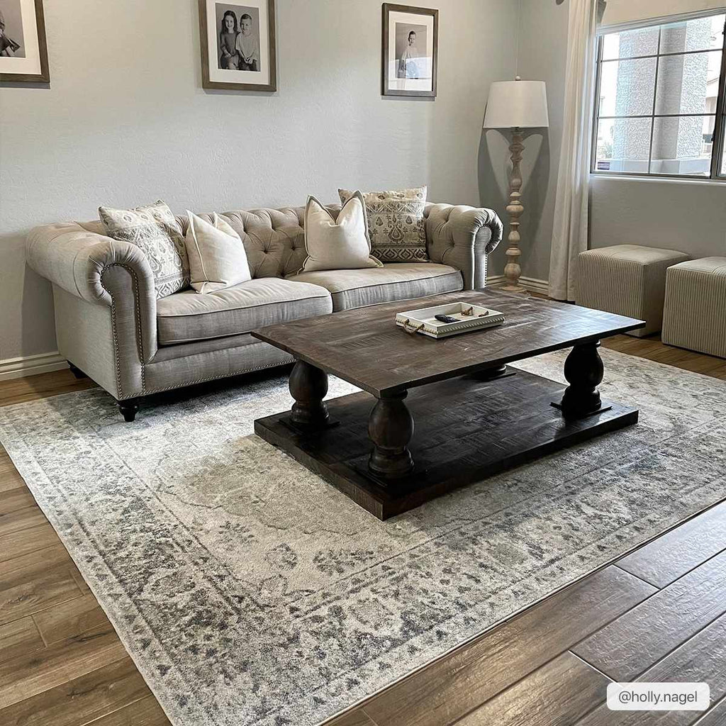 Hauteloom Rudo SLLIRUDOAA3 Gray Machine Made Polyester Rug
