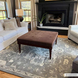 Hauteloom Hamshire HAMSH Charcoal Hand Tufted Wool Rug
