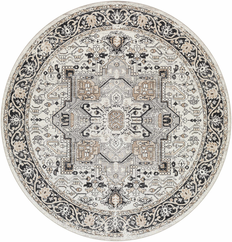 Hauteloom Cabacungan CABAC Black Machine Made Polyester Rug