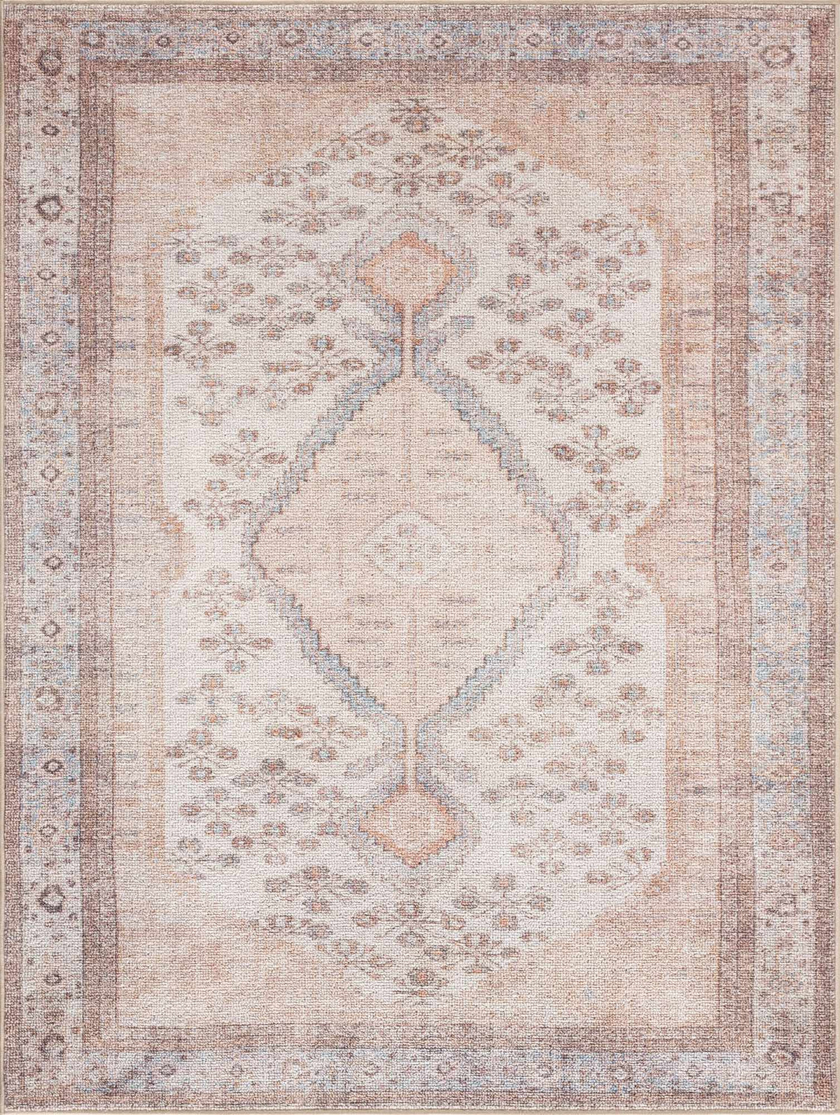 Hauteloom Analu HCAHANALUA1 Tan Machine Made Polyester Rug