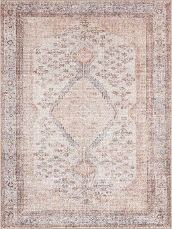 Hauteloom Analu HCAHANALUA1 Tan Machine Made Polyester Rug