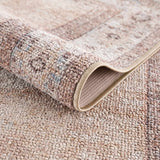 Hauteloom Analu HCAHANALUA1 Tan Machine Made Polyester Rug