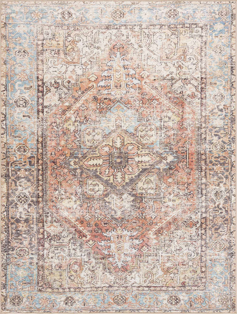 Hauteloom Beck HCAHBECKFA1 Brown Machine Made Polyester Rug