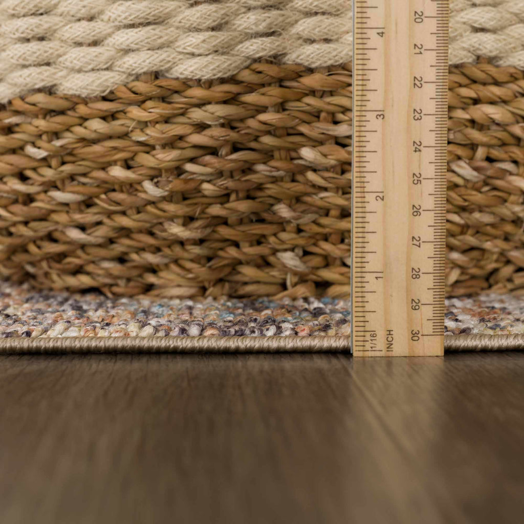 Hauteloom Beck HCAHBECKFA1 Brown Machine Made Polyester Rug