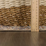 Hauteloom Beck HCAHBECKFA1 Brown Machine Made Polyester Rug