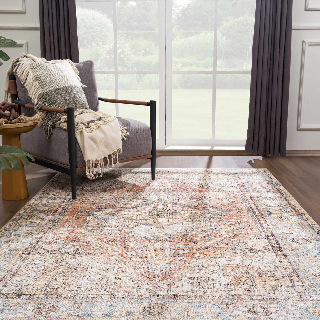 Hauteloom Beck HCAHBECKFA1 Brown Machine Made Polyester Rug