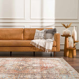 Hauteloom Beck HCAHBECKFA1 Brown Machine Made Polyester Rug