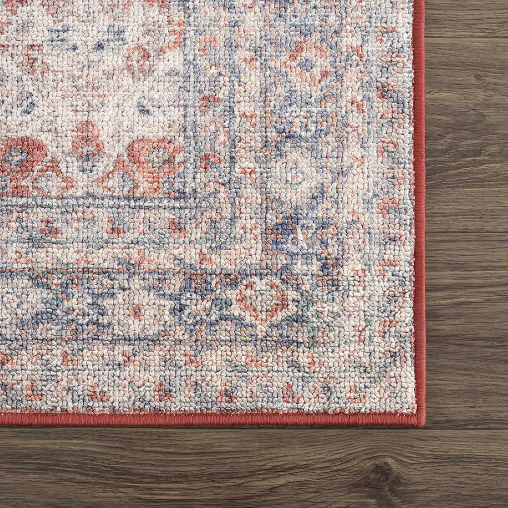 Hauteloom Ambre HCAHAMBREA1 Burgundy Machine Made Polyester Rug