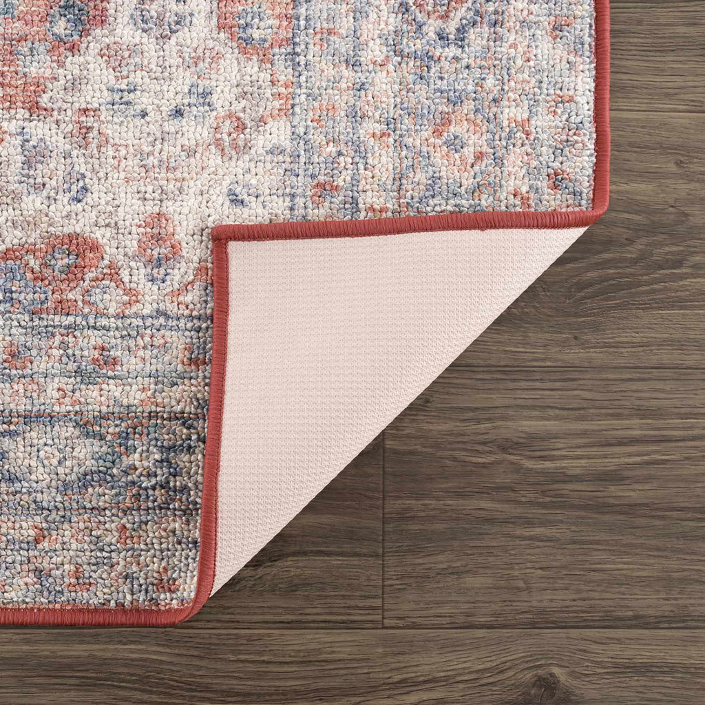 Hauteloom Ambre HCAHAMBREA1 Burgundy Machine Made Polyester Rug
