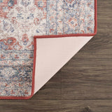 Hauteloom Ambre HCAHAMBREA1 Burgundy Machine Made Polyester Rug