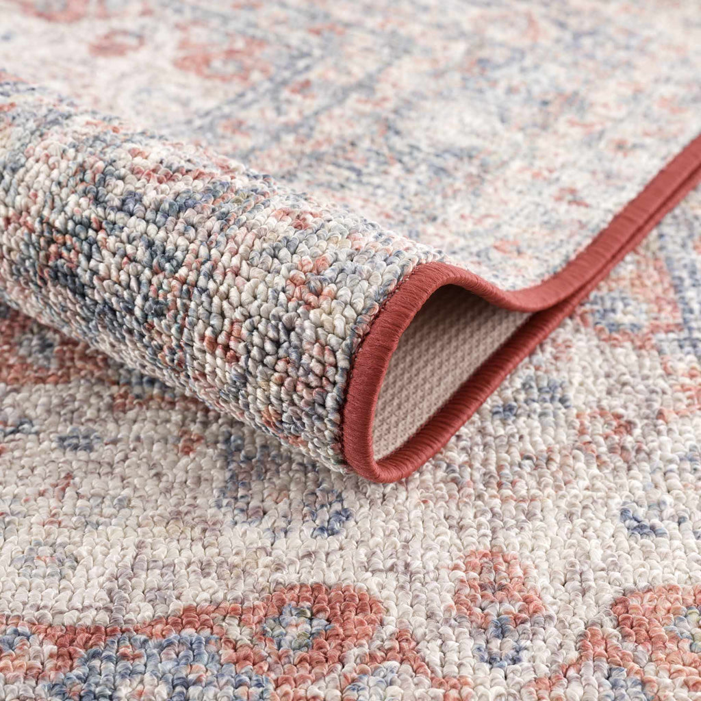Hauteloom Ambre HCAHAMBREA1 Burgundy Machine Made Polyester Rug