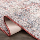 Hauteloom Ambre HCAHAMBREA1 Burgundy Machine Made Polyester Rug