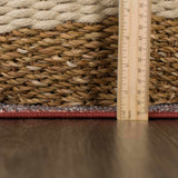 Hauteloom Ambre HCAHAMBREA1 Burgundy Machine Made Polyester Rug