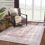 Hauteloom Ambre HCAHAMBREA1 Burgundy Machine Made Polyester Rug