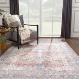 Hauteloom Ambre HCAHAMBREA1 Burgundy Machine Made Polyester Rug