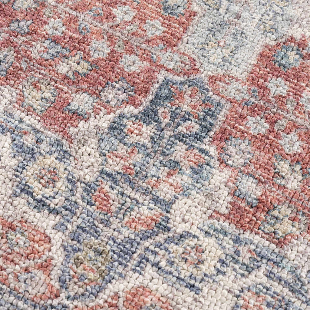 Hauteloom Ambre HCAHAMBREA1 Burgundy Machine Made Polyester Rug