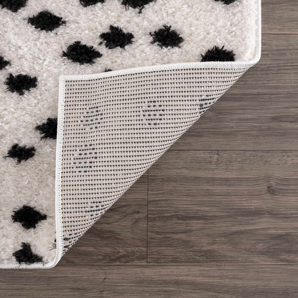 Hauteloom Cansu HRDOCANSAA1 Black Machine Made Polyester Rug