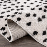 Hauteloom Cansu HRDOCANSAA1 Black Machine Made Polyester Rug