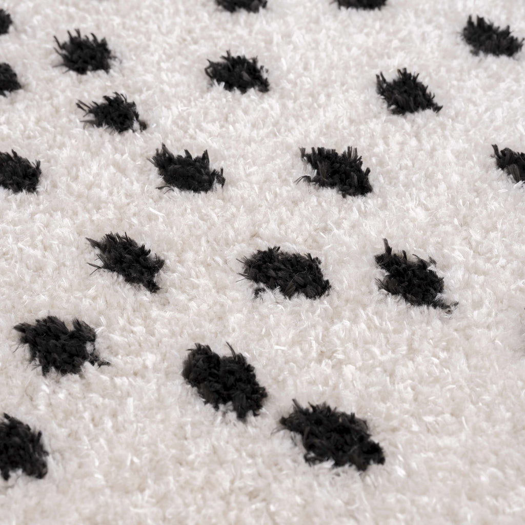 Hauteloom Cansu HRDOCANSAA1 Black Machine Made Polyester Rug