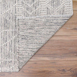 Hauteloom Carolina CAROL White Woven/Flatwoven Wool Rug