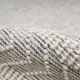 Hauteloom Carolina CAROL White Woven/Flatwoven Wool Rug