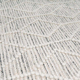 Hauteloom Carolina CAROL White Woven/Flatwoven Wool Rug