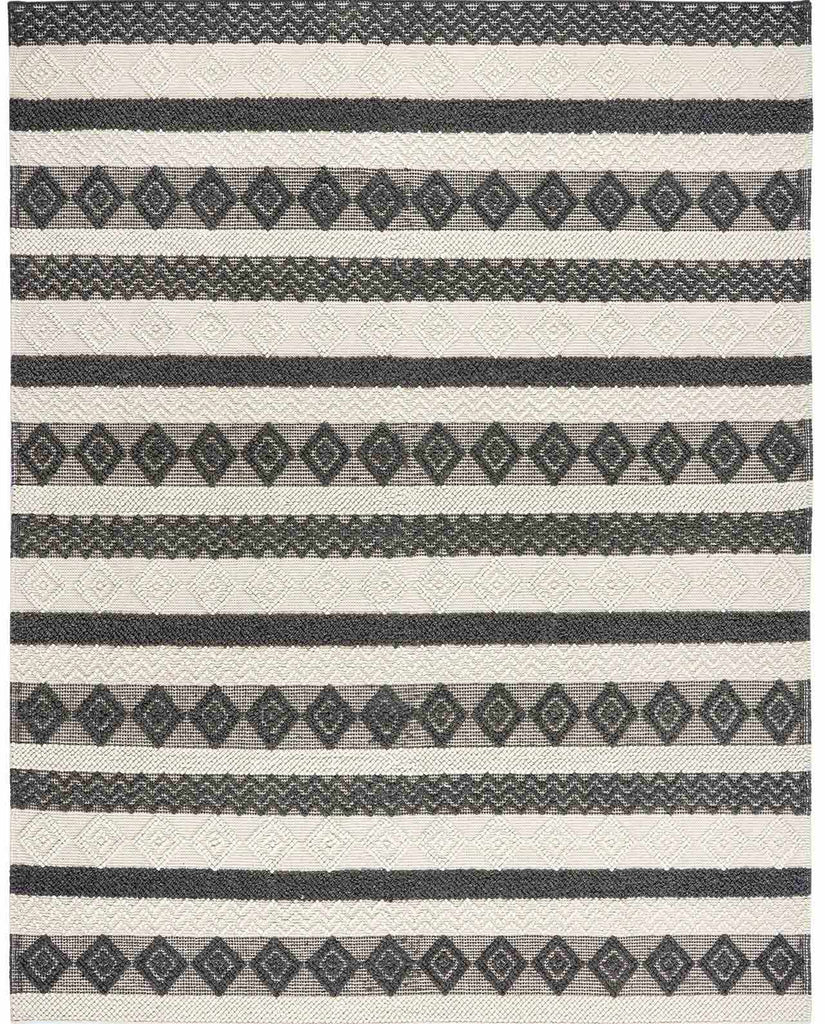 Hauteloom Whittington CARRS White Woven/Flatwoven Wool Rug